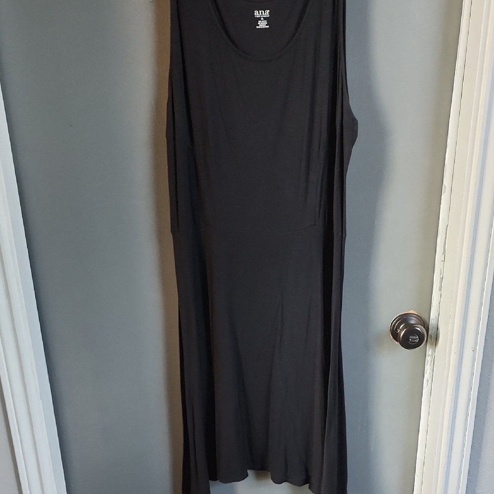 Sleek Black Maxi Dress